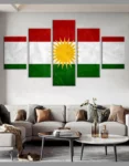 Kurdistan-Vlag-Canvas-Posters