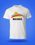 Rojava Kurdistan T-Shirt wit