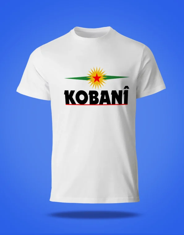 Kobani Kurdistan T-Shirt Wit