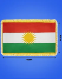 Luxe Kurdistan Vlag Koerdistan Vlag - Kurdish Flag