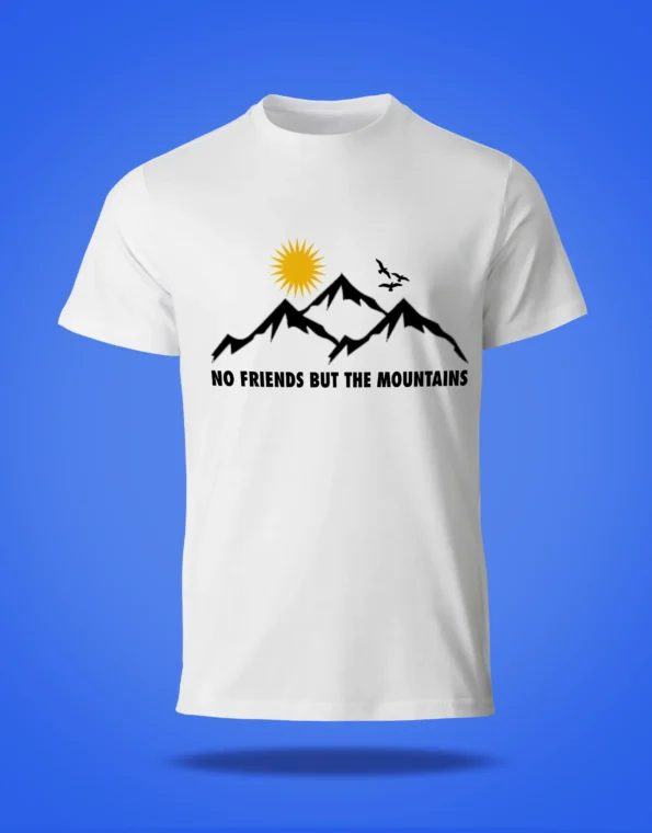 Kurdistan T-Shirt met berg Kurdish Kurds Kurdistan