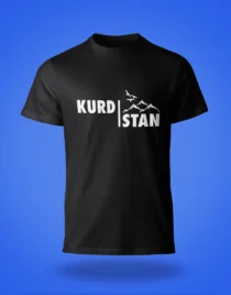 Kurdistan T-Shirt met berg Kurdish Kurds Kurdistan